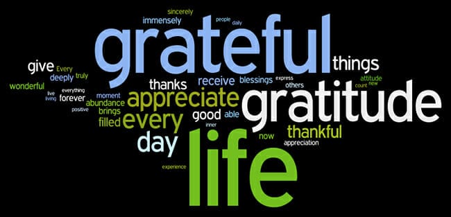 gratitude be grateful